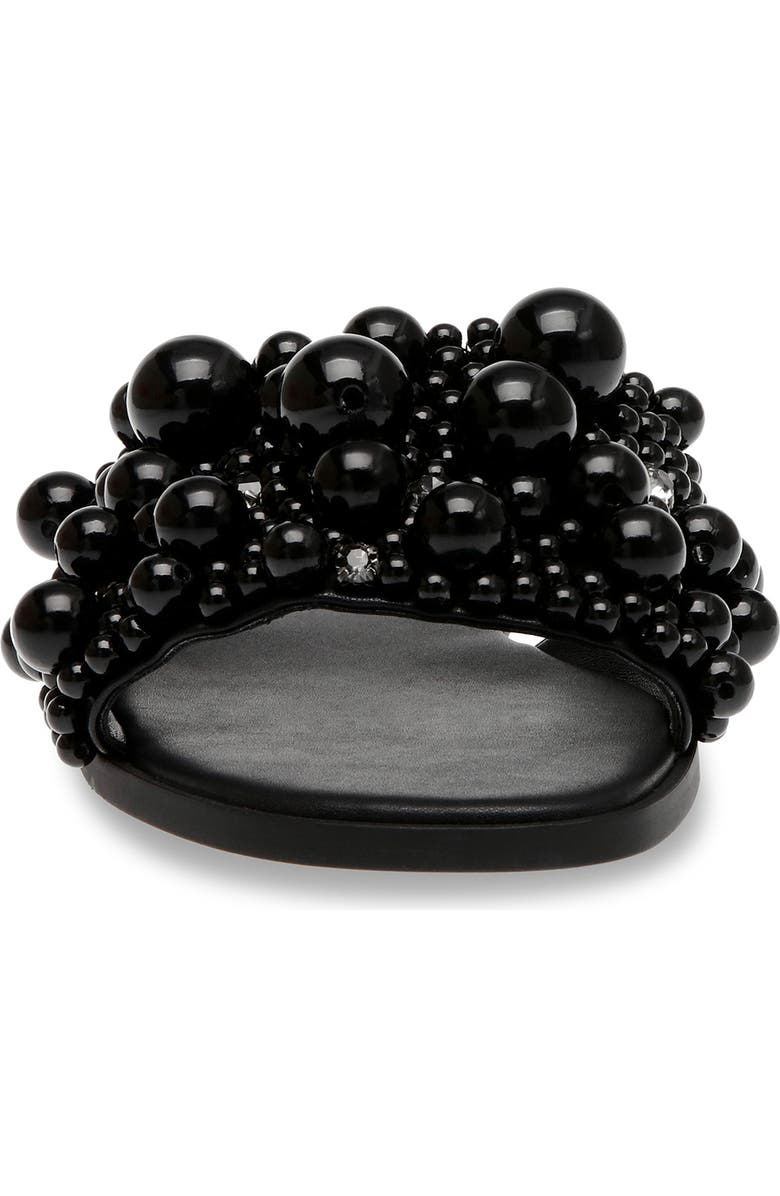 Steve Madden Knicky Imitation Pearl Embellished Slide Sandal, Alternate, color,