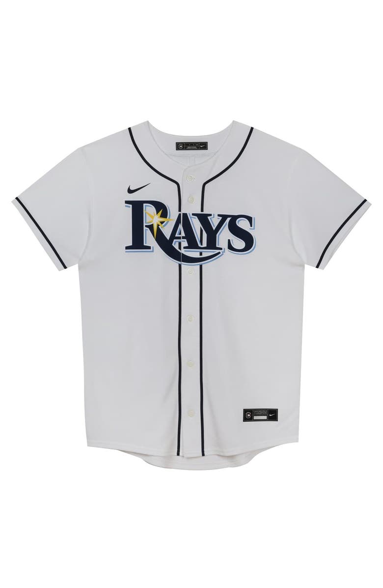 Outerstuff Preschool White Tampa Bay Rays Home Replica Jersey, Alternate, color, White