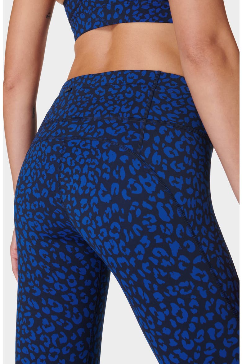 Power 7/8 Workout Leggings, Alternate, color, BLUE PAINTED ANIMAL PRINT