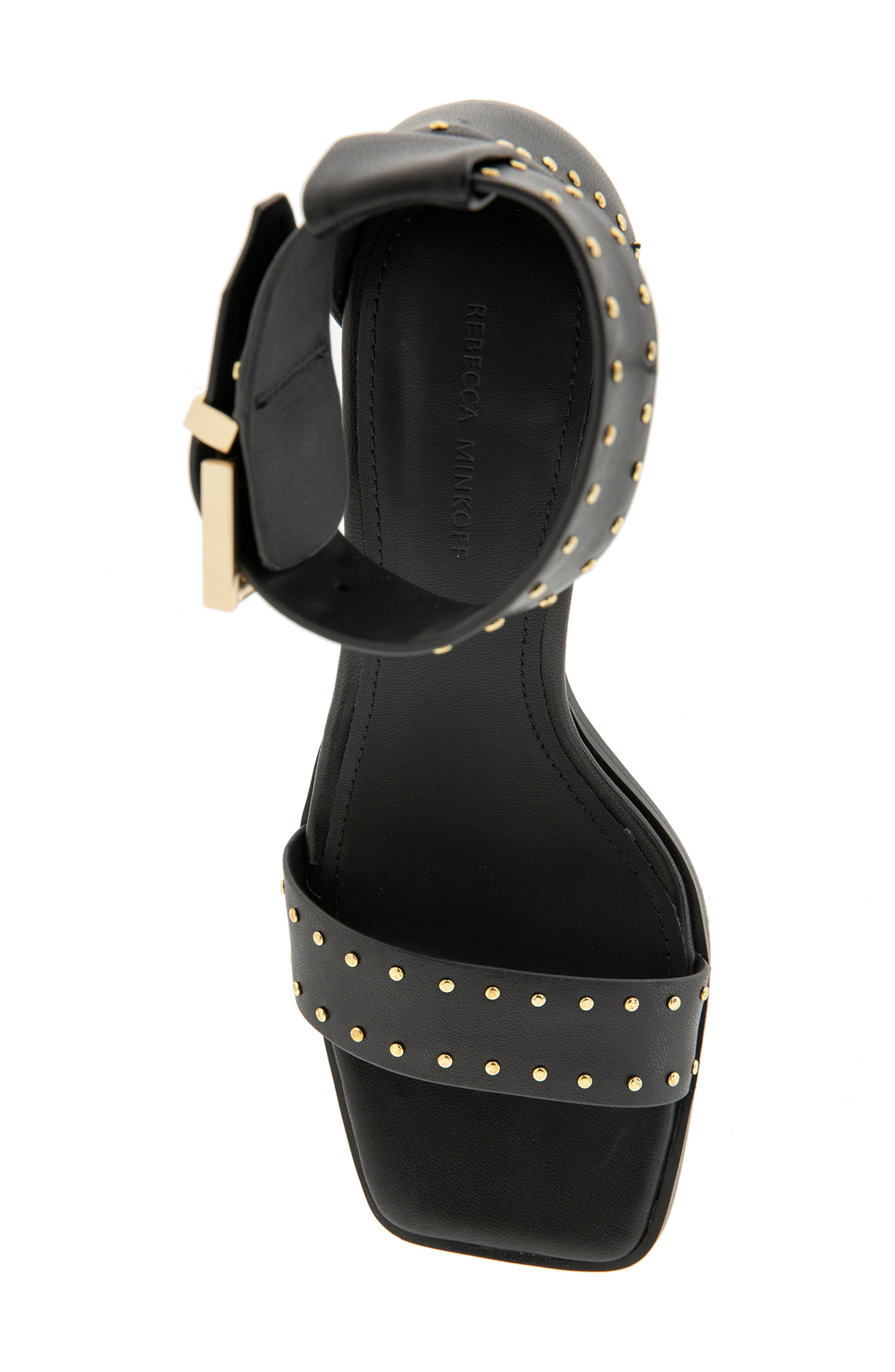 RM Rebecca Minkoff Freya Ankle Strap Sandal, Alternate, color, Black