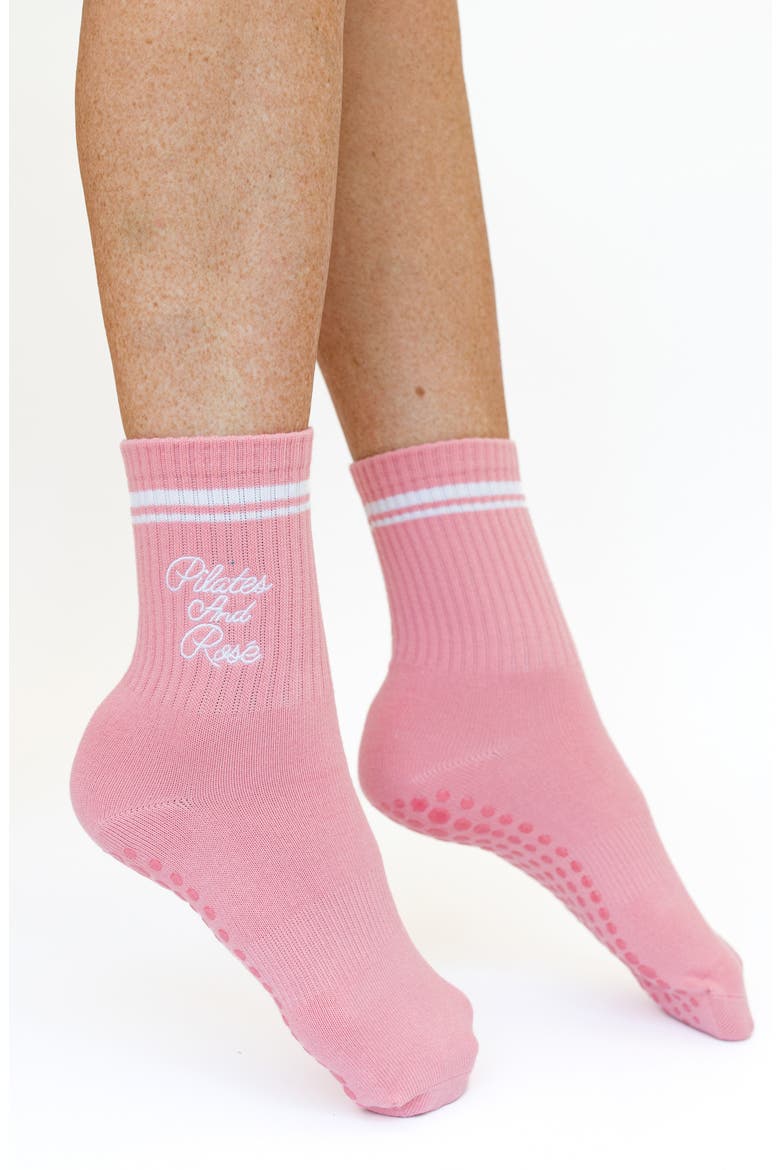 Assorted 3-Pack Country Club Nonslip Grip Crew Socks, Alternate, color, MULTI