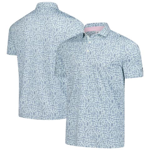 Men's Puma Light Blue Arnold Palmer MATTR Sketch Polo