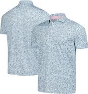 PUMA Men's Puma Light Blue Arnold Palmer MATTR Sketch Polo