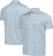 PUMA Men's Puma Light Blue Arnold Palmer MATTR Sketch Polo