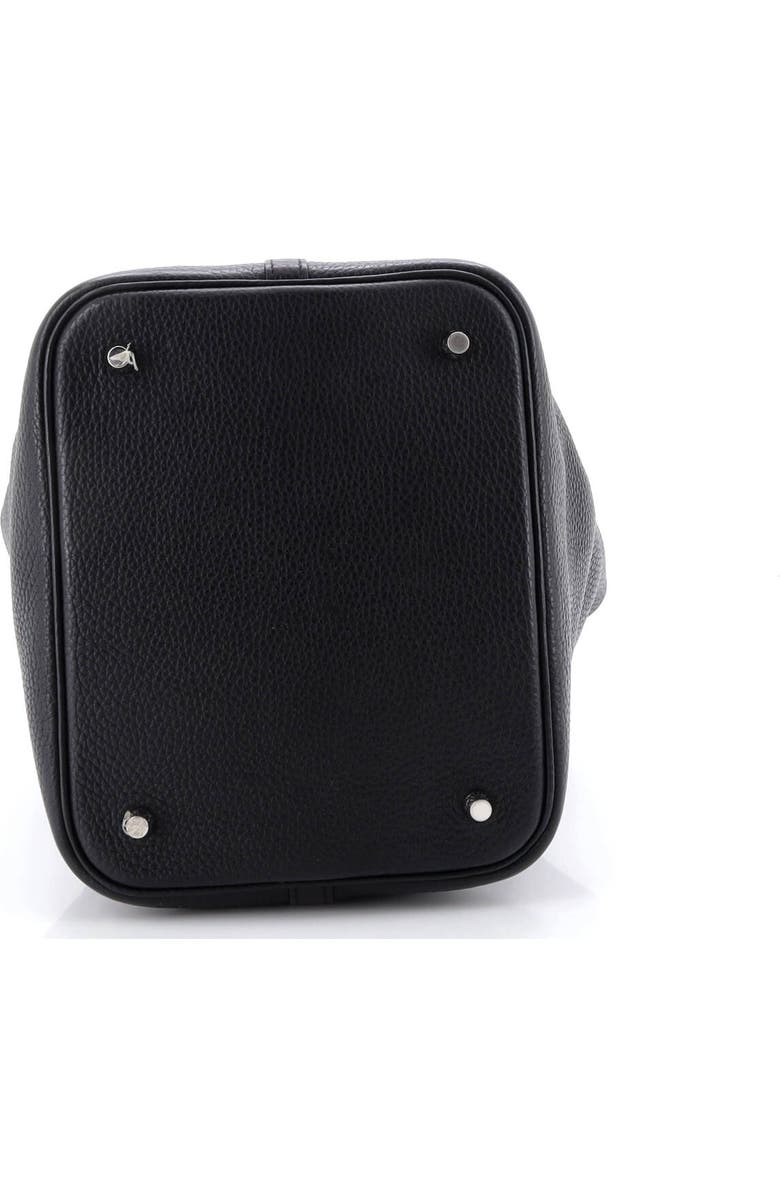 Pre-Owned Hermes Picotin Lock Bag Clemence MM, Alternate, color, Noir