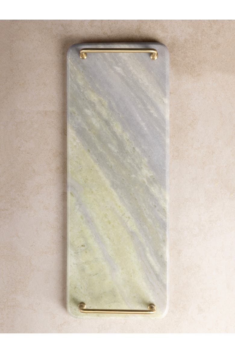 Osaka Green Onyx Tray, Alternate, color, Green