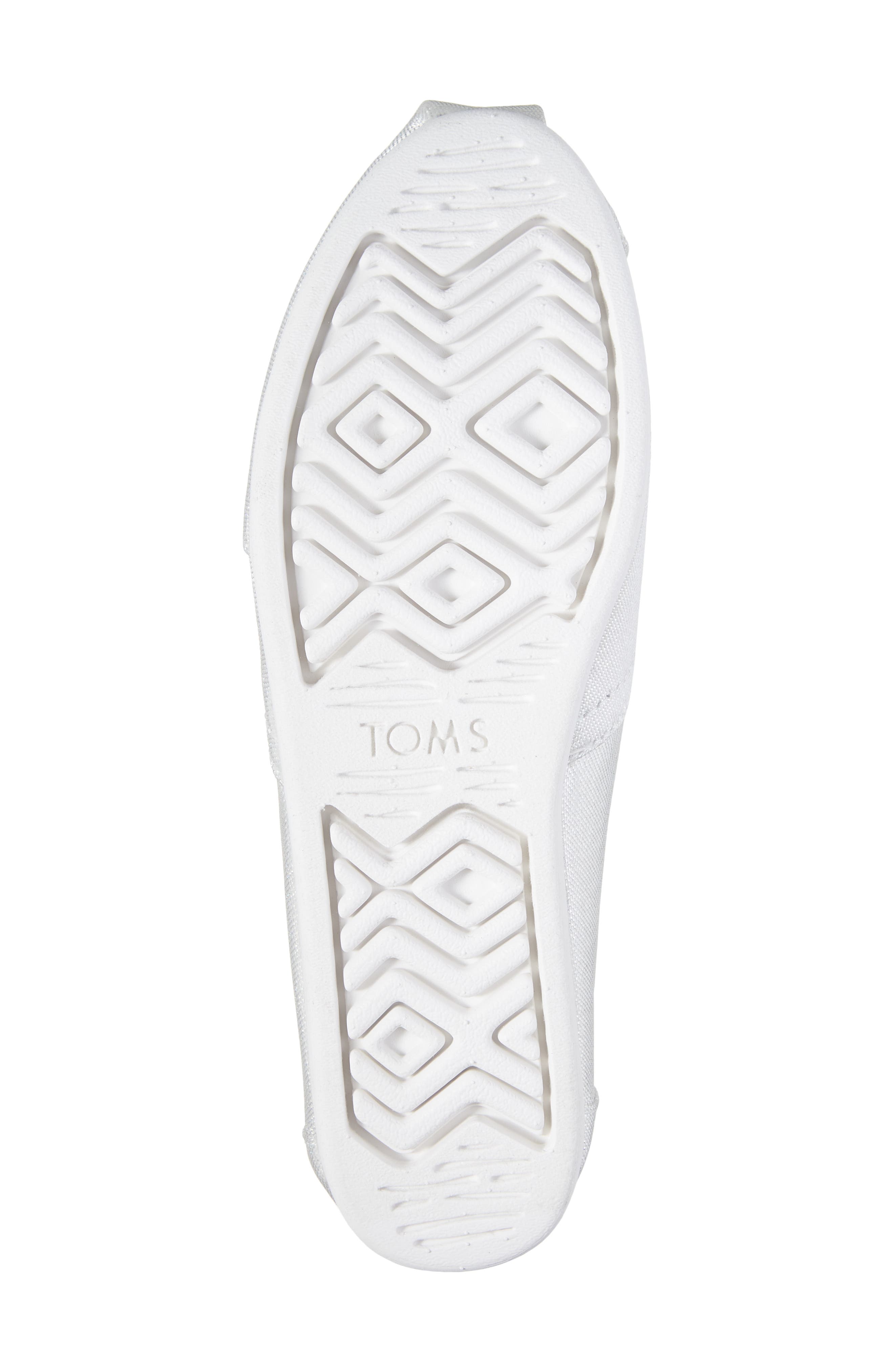 TOMS Alpargata Slip-On, Alternate, color, Silver