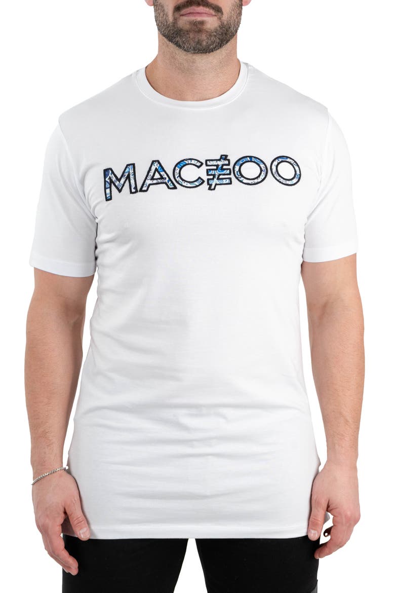 Titan Logo Cotton Graphic T-Shirt, Main, color, WHITE