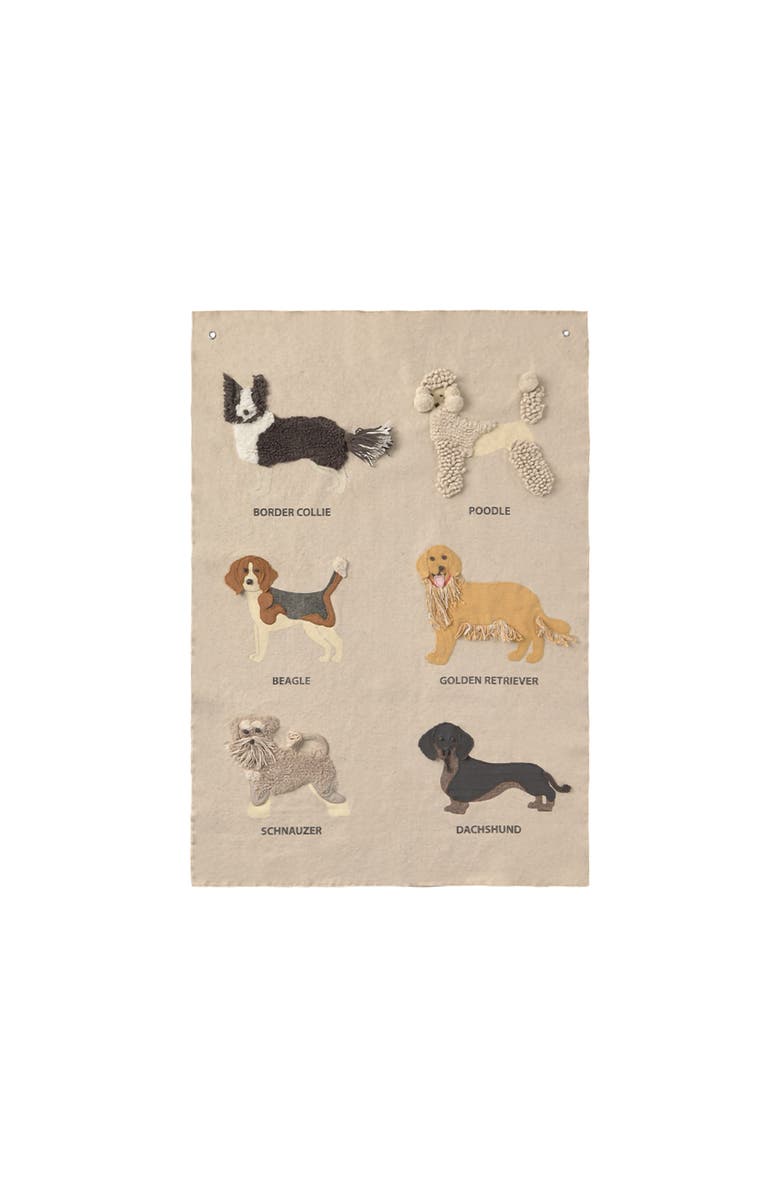 Lorena Canals Wall Hanger Dogs, Main, color, Multicolor