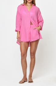 LSPACE Rio Linen Cover-Up Tunic