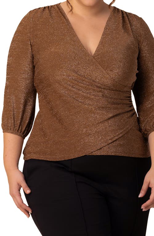 Kiyonna Celeste Faux Wrap Top