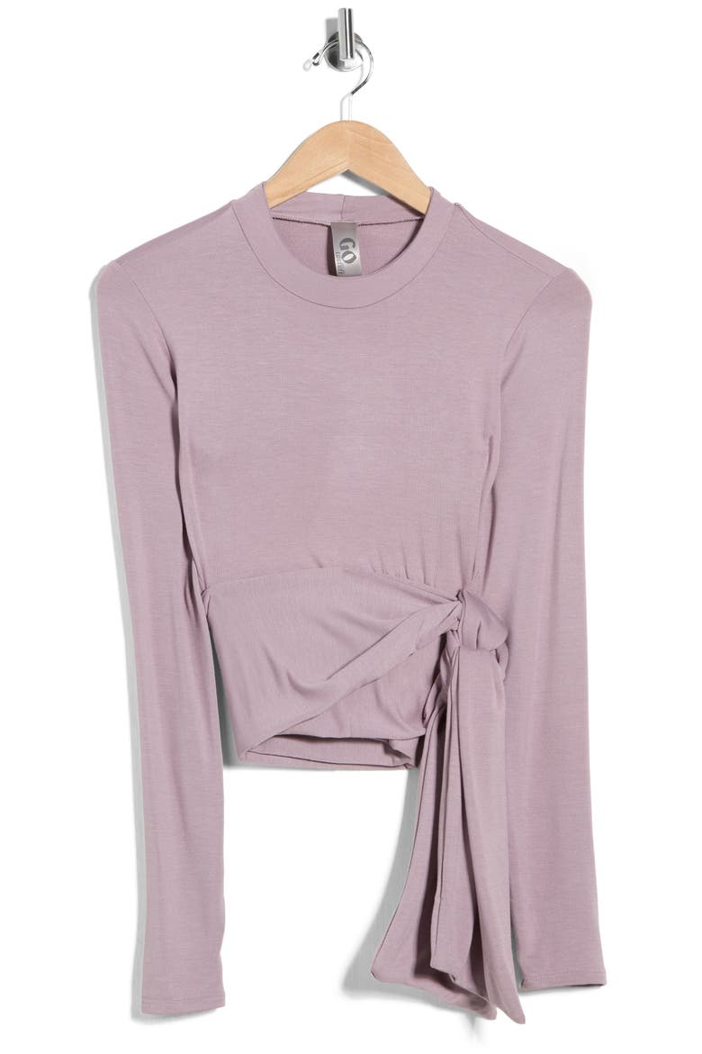 Tie Back Top, Alternate, color, LAVENDER INTERLOCK