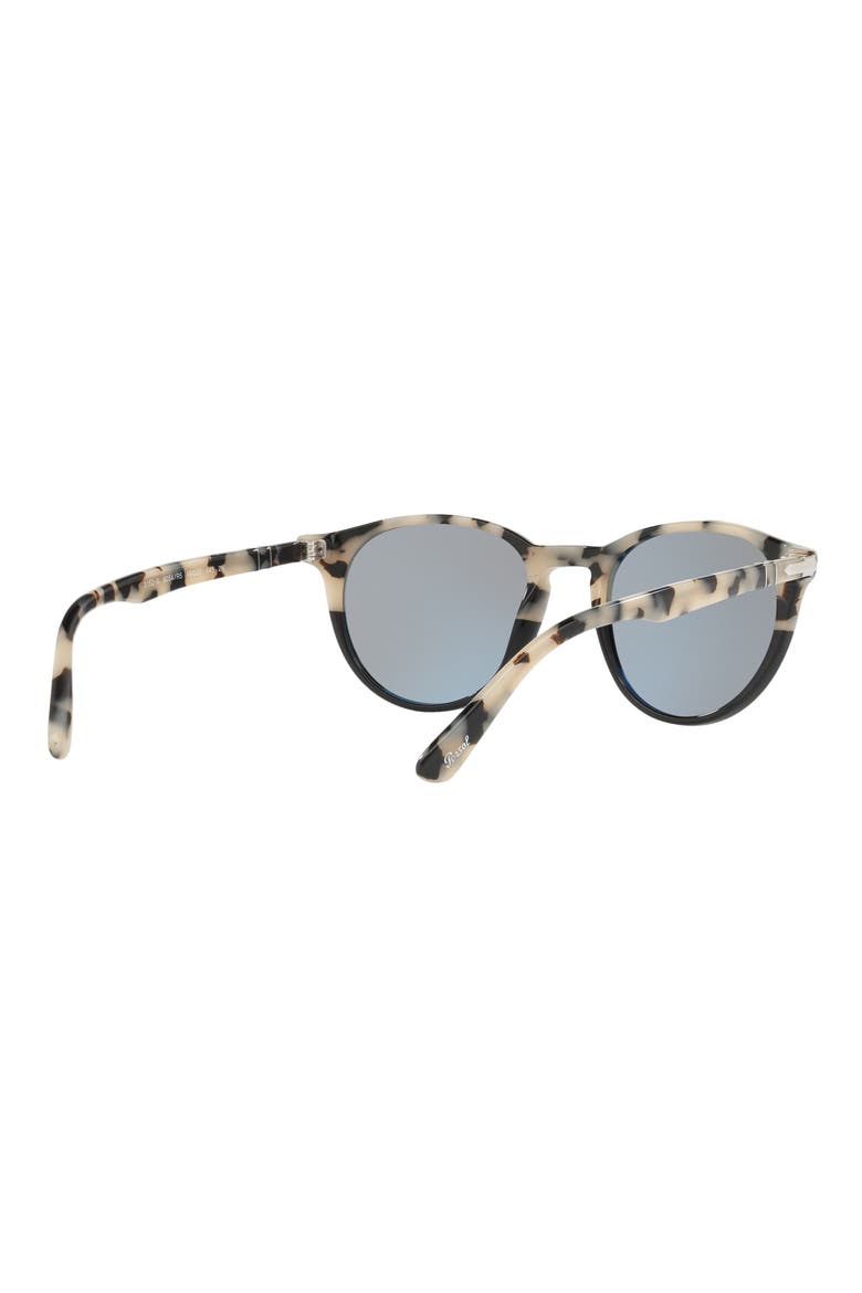 49mm Round Sunglasses, Alternate, color, TORT BLACK