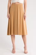 GO COUTURE Flared Midi Skirt