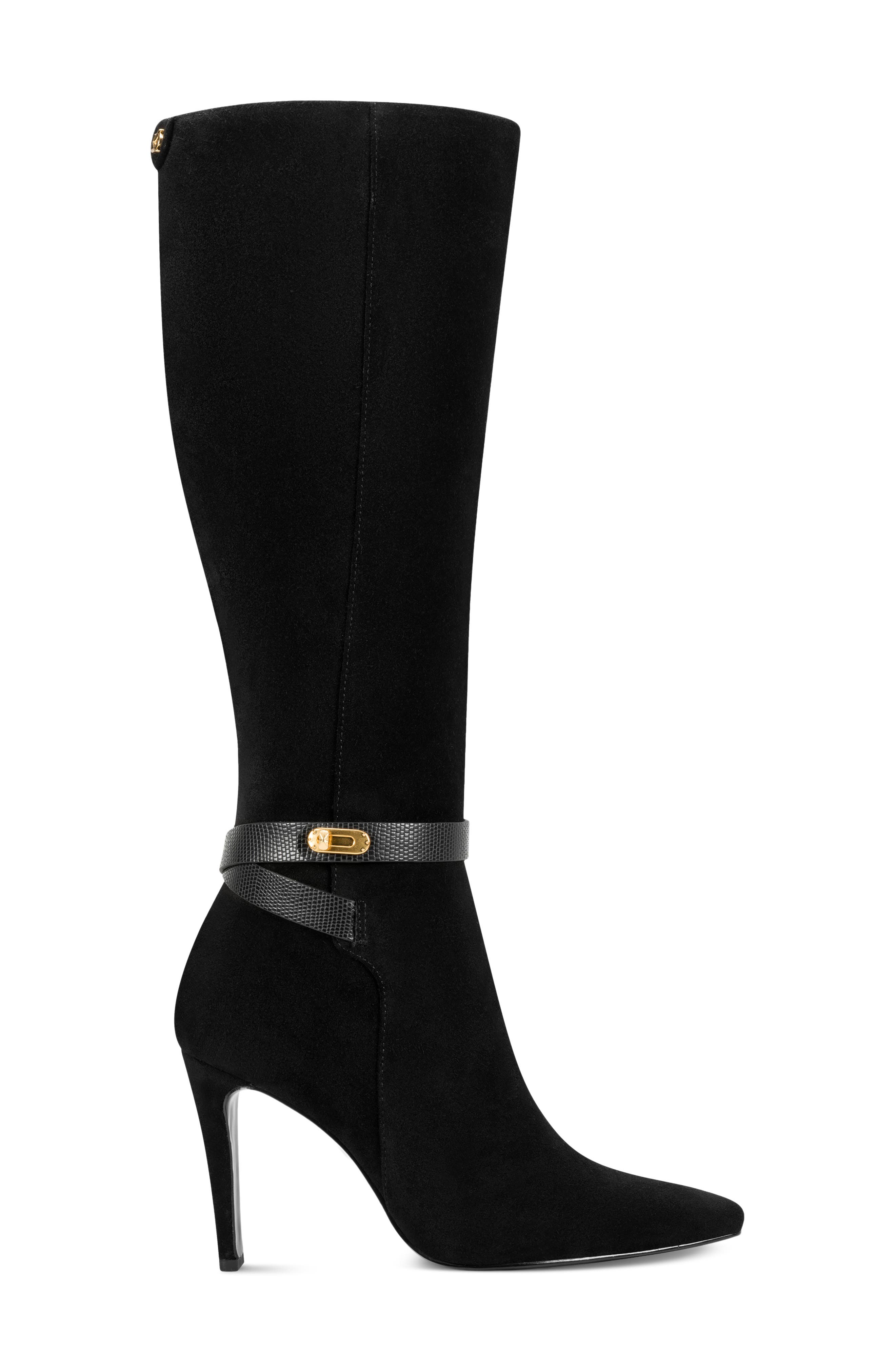Sherice Knee High Boot, Alternate, color, BLACK