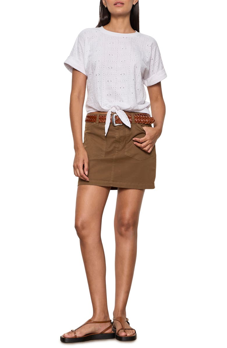 Sanctuary Routine Miniskirt, Alternate, color, Timber Brown