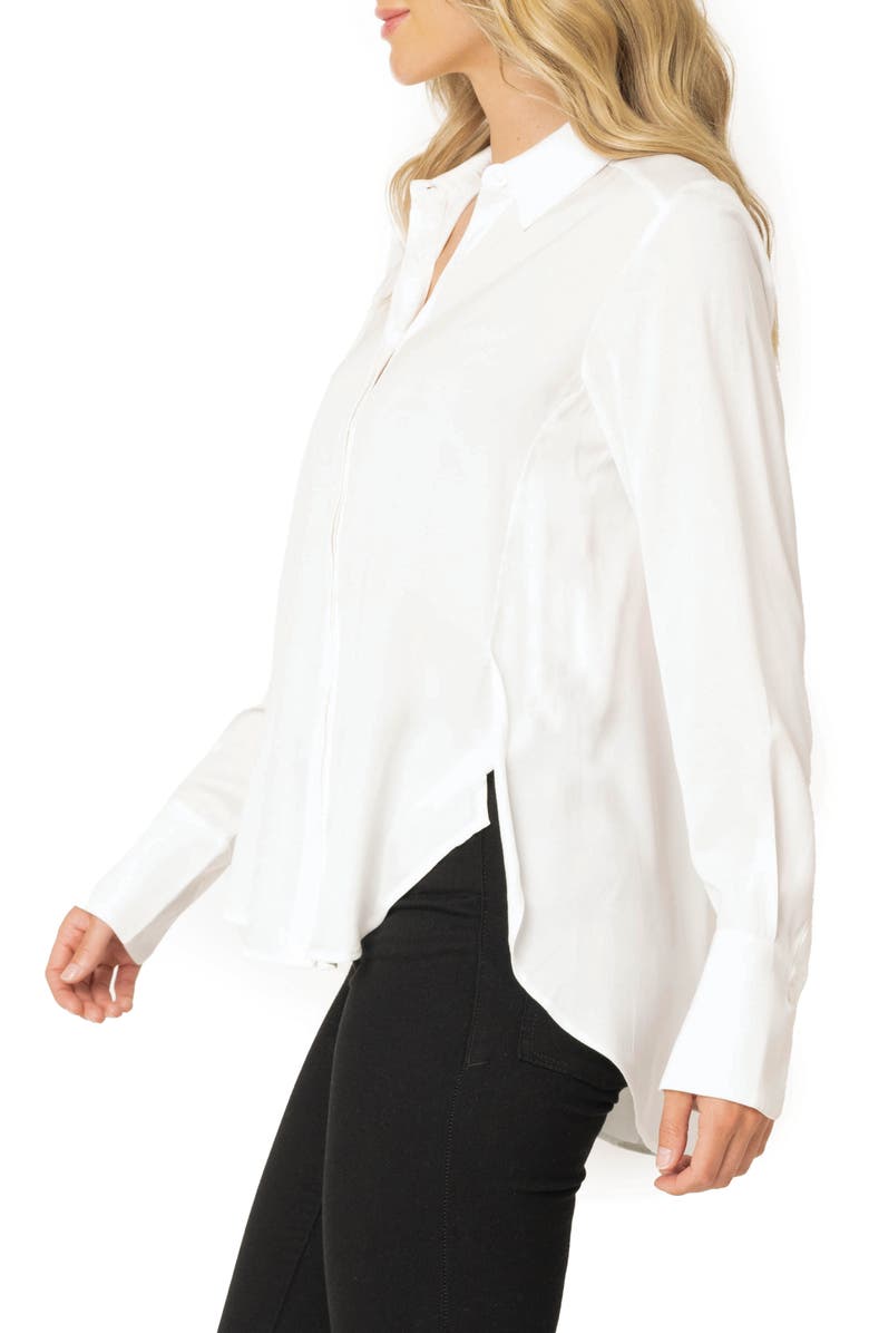 GIBSONLOOK Gigi Button-Up Shirt, Alternate, color, White