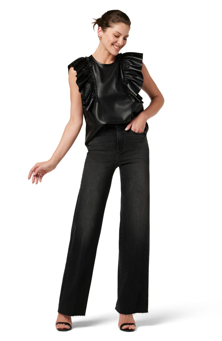 Joe's The Mia Raw Hem High Waist Wide Leg Jeans, Alternate, color,