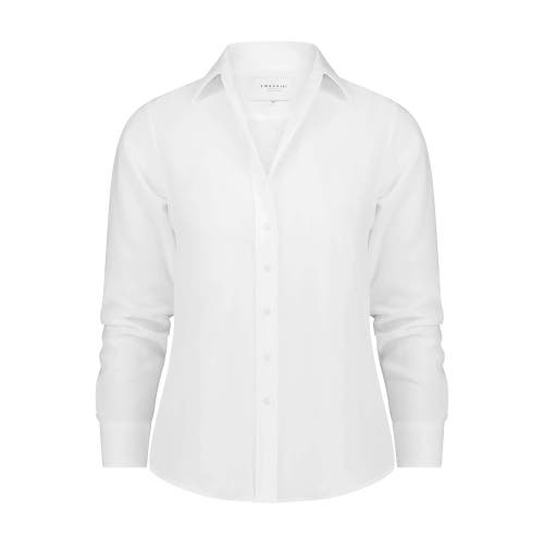 The Shirt By Rochelle Behrens The Signature Shirt In White