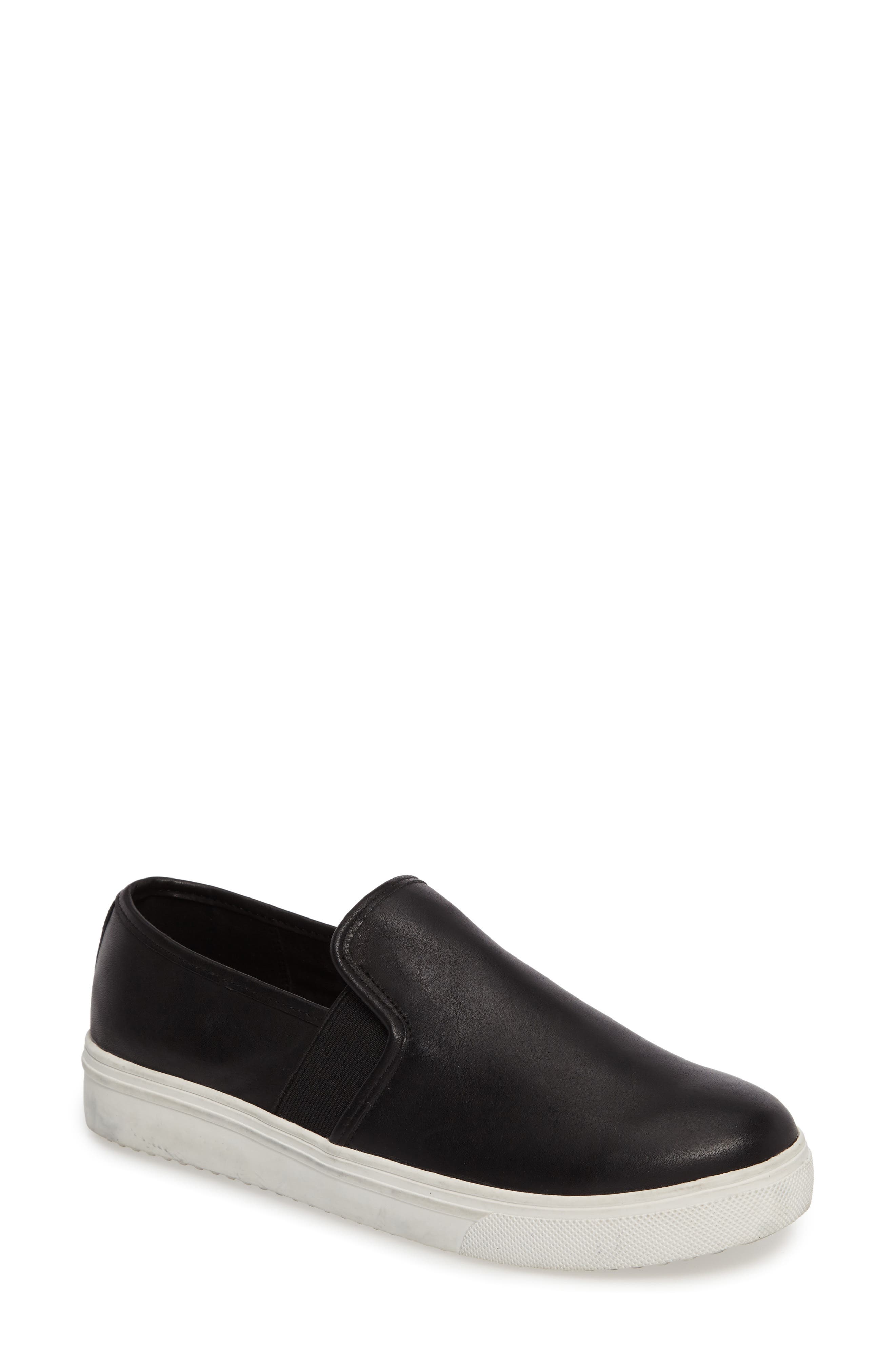 Riyan Waterproof Sneaker, Main, color, BLACK LEATHER
