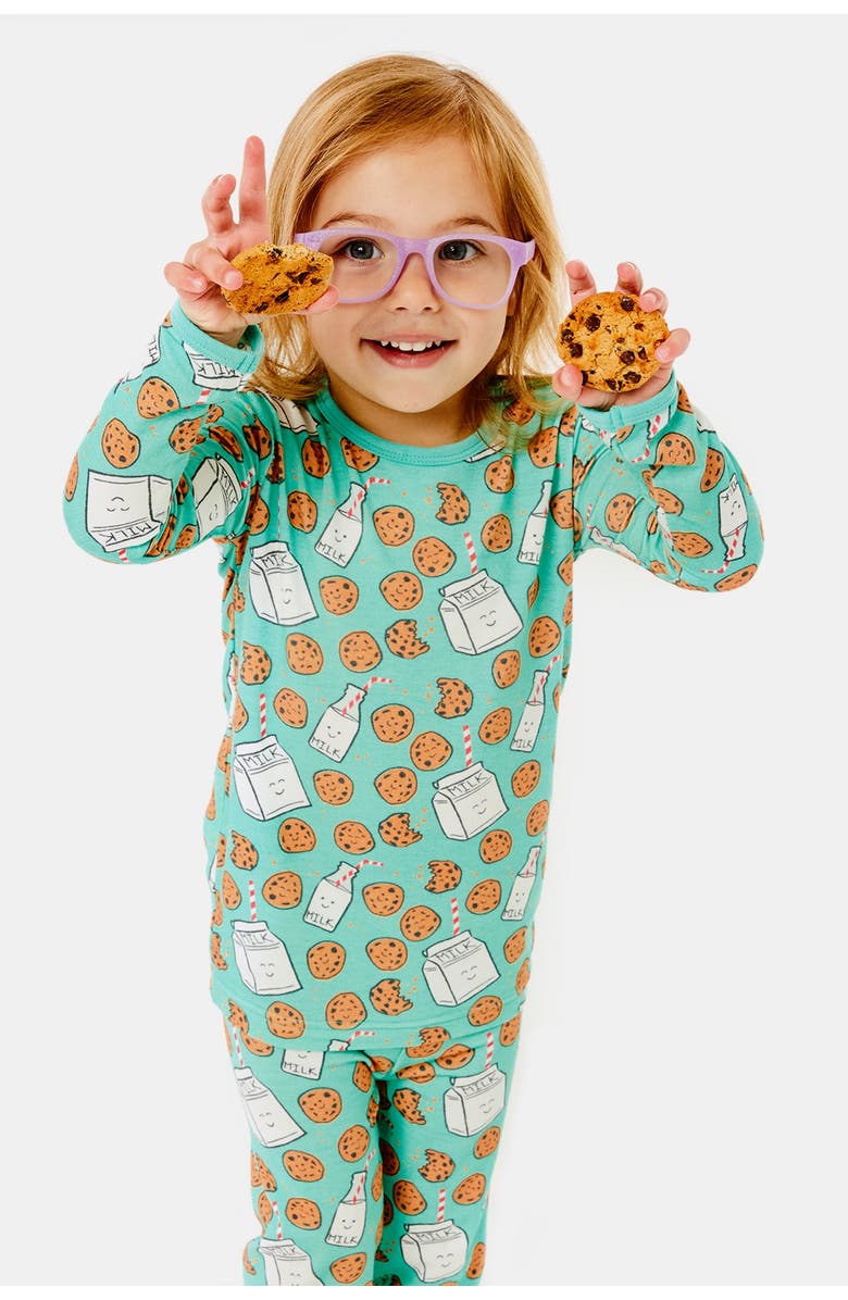 Clover Baby & Kids Long Sleeve Pajama Set - Milk and Cookies (Toddler & Little Kid, Alternate, color, Milk And Cookies