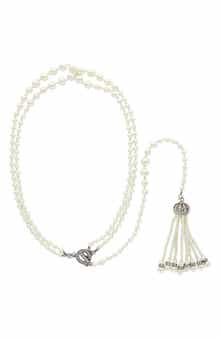 OLIVIA WELLES Gail Tassel Necklace