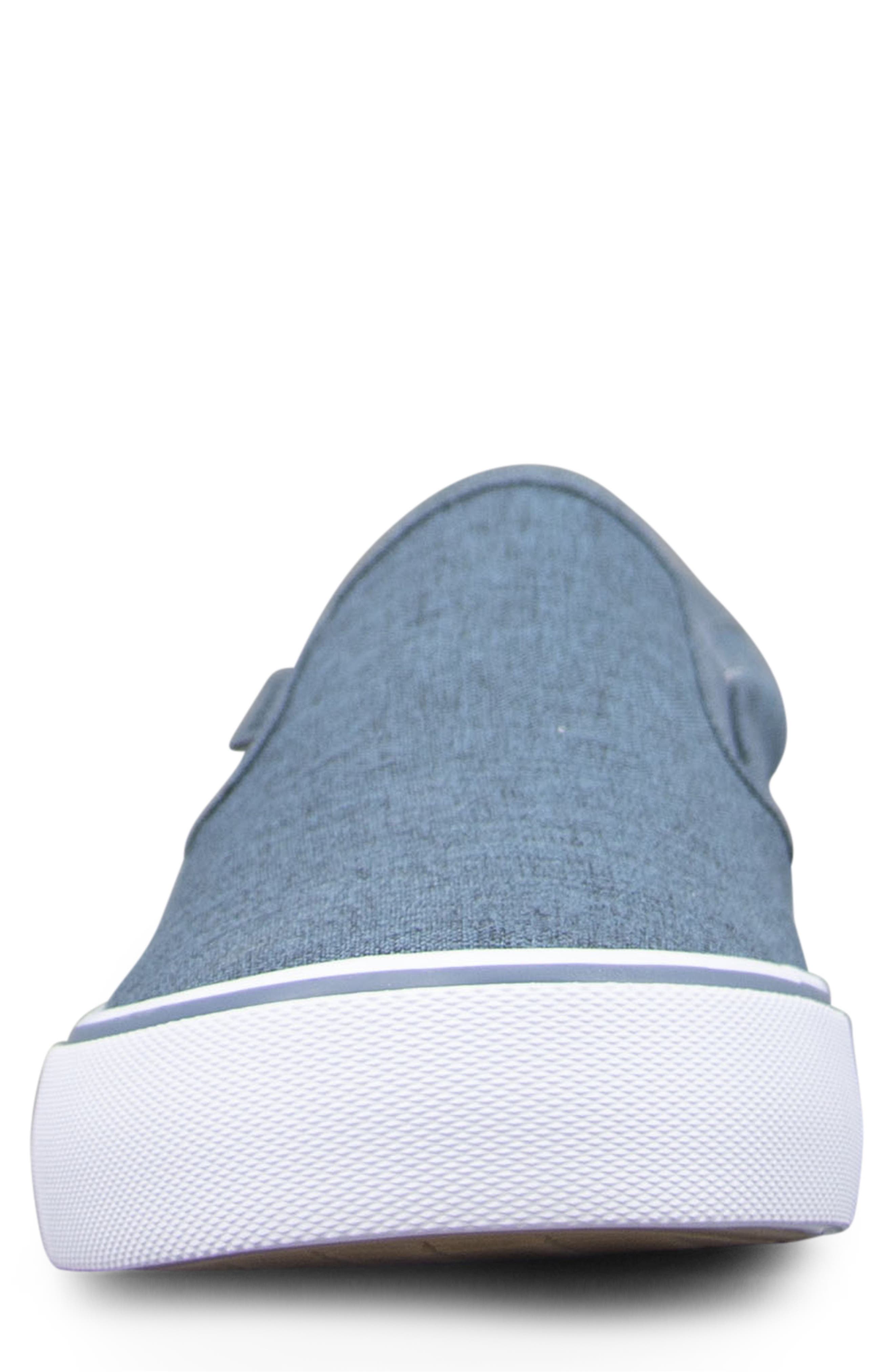 Clipper Slip-On Sneaker, Alternate, color, NAVY/ WHITE/ GUM