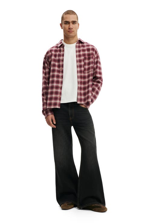 Men's Baggy Bootcut Jean