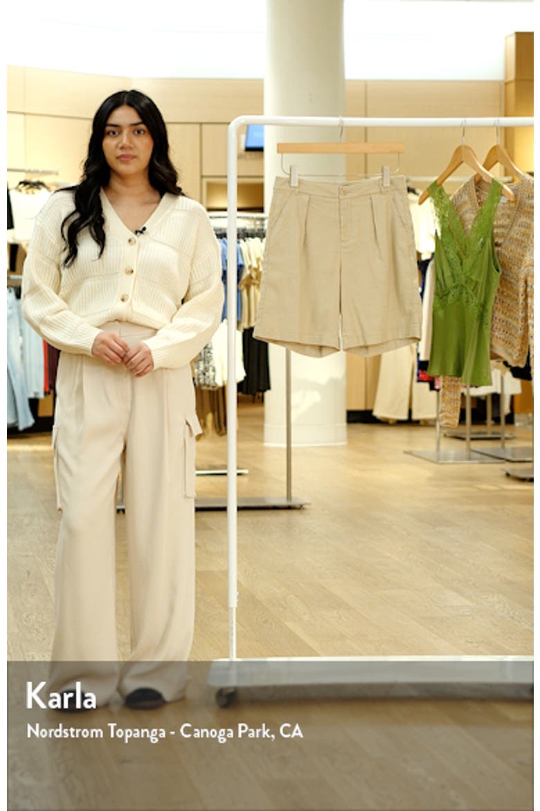 Relaxed Linen Blend Shorts video