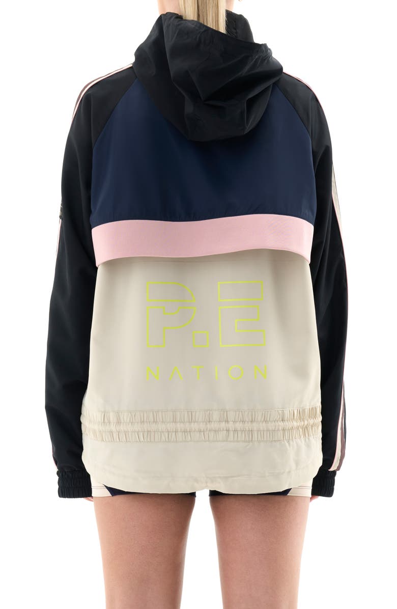P.E Nation Man Down Colorblock Jacket, Alternate, color, Fog