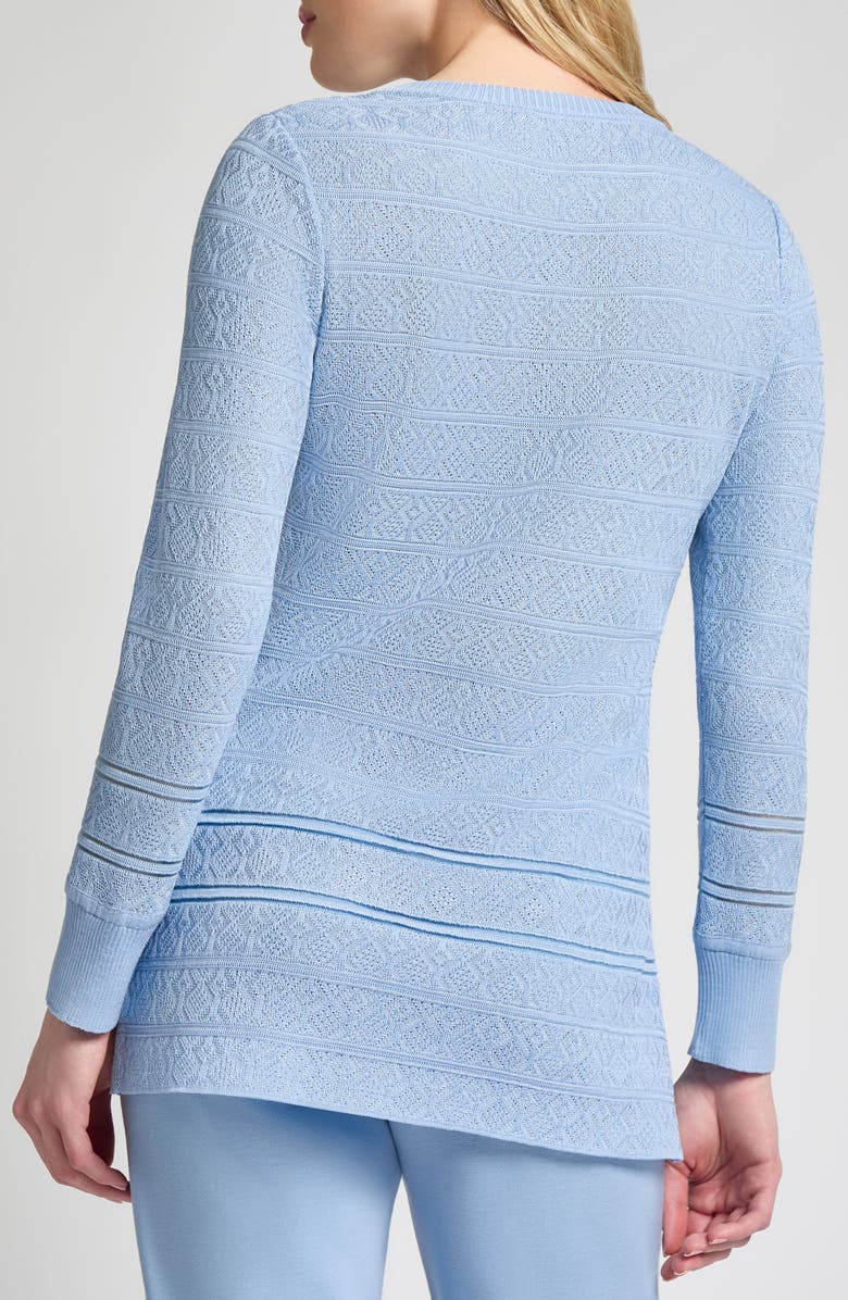 Misook Pointelle Stitch Tunic, Alternate, color, 