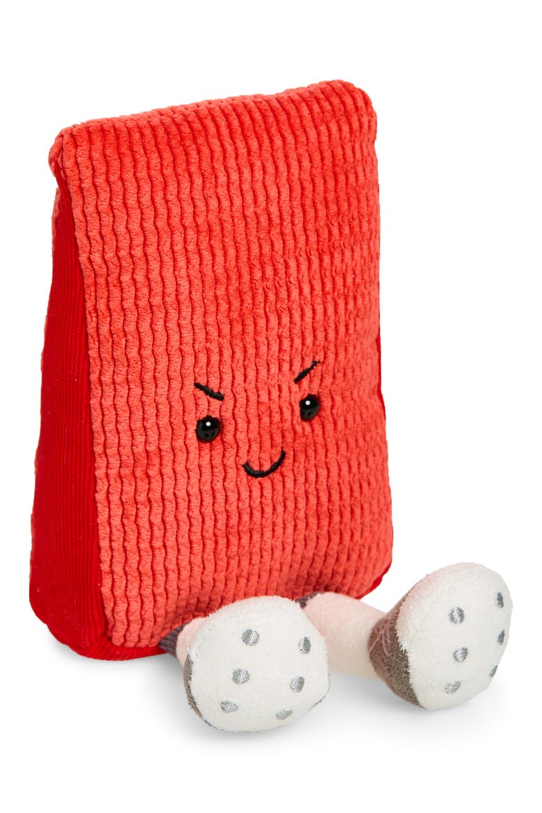 Amuseables Sports Fowla Red Card Small Plushie, Main, color, RED