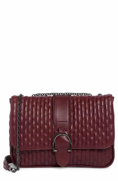 Longchamp Large Amazone Leather Quilted Convertible Crossbody Bag