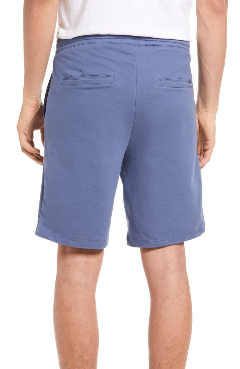 Stone Rose French Terry Shorts, Alternate, color, Blue