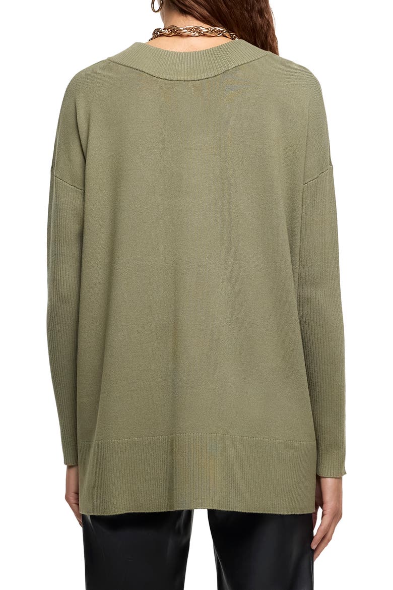 V-Neck Sweater, Alternate, color, KHAKI