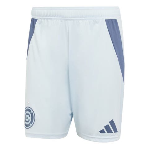 Men's adidas  Light Blue Chicago Fire Away 2025 Municipal Device Kit Authentic Shorts