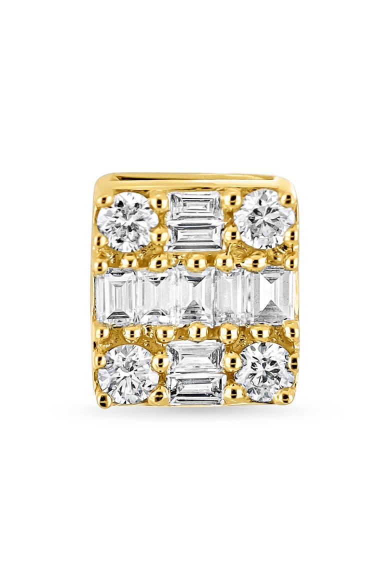 Icon 18k Gold Diamond Stud Earrings, Alternate, color, 18KY