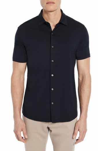 Christopher Short Sleeve Pima Cotton Button-Up Shirt