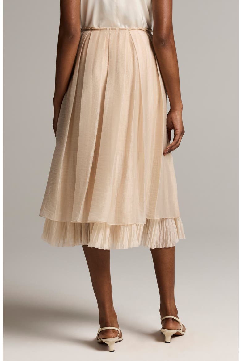 Pleated Layered Midi Skirt, Alternate, color, BLUSH CLOUD