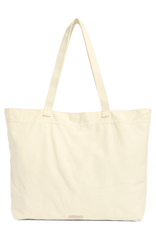 Madden Girl Canvas Tote In White
