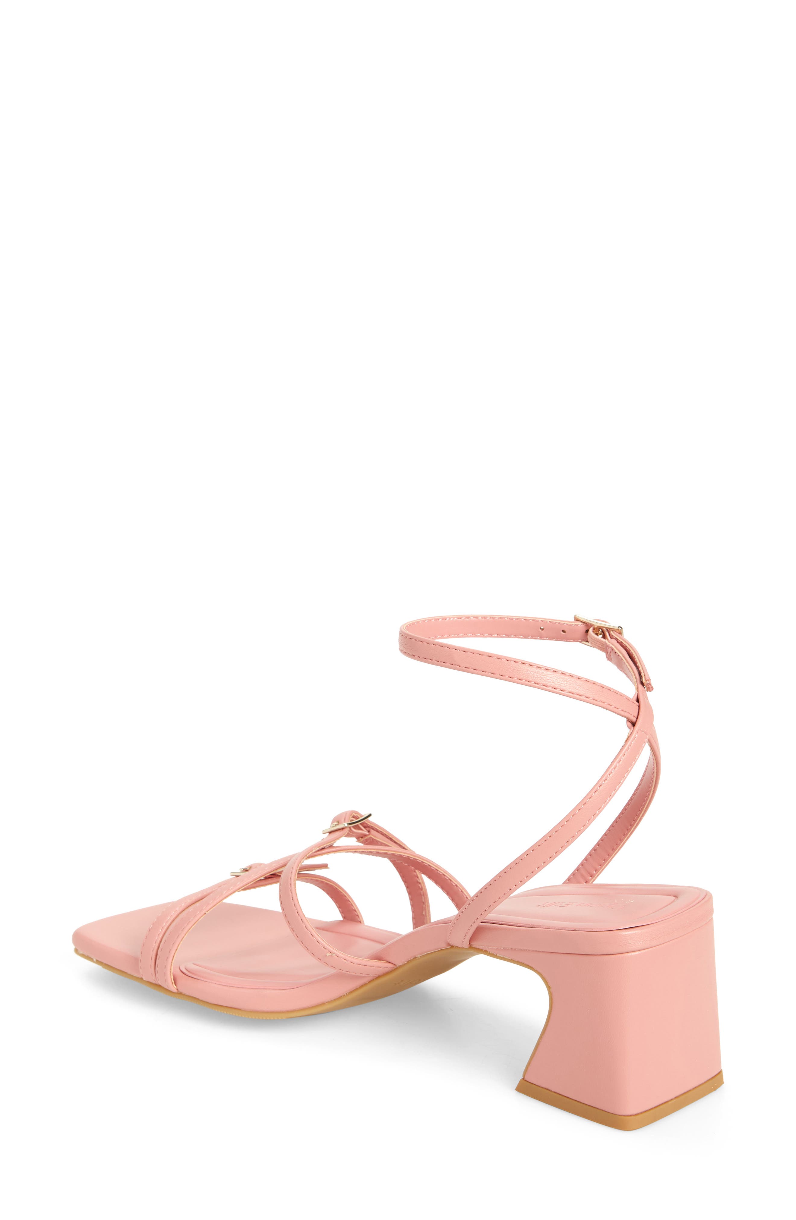 Iliana Ankle Strap Sandal, Alternate, color, PINK GUAVA