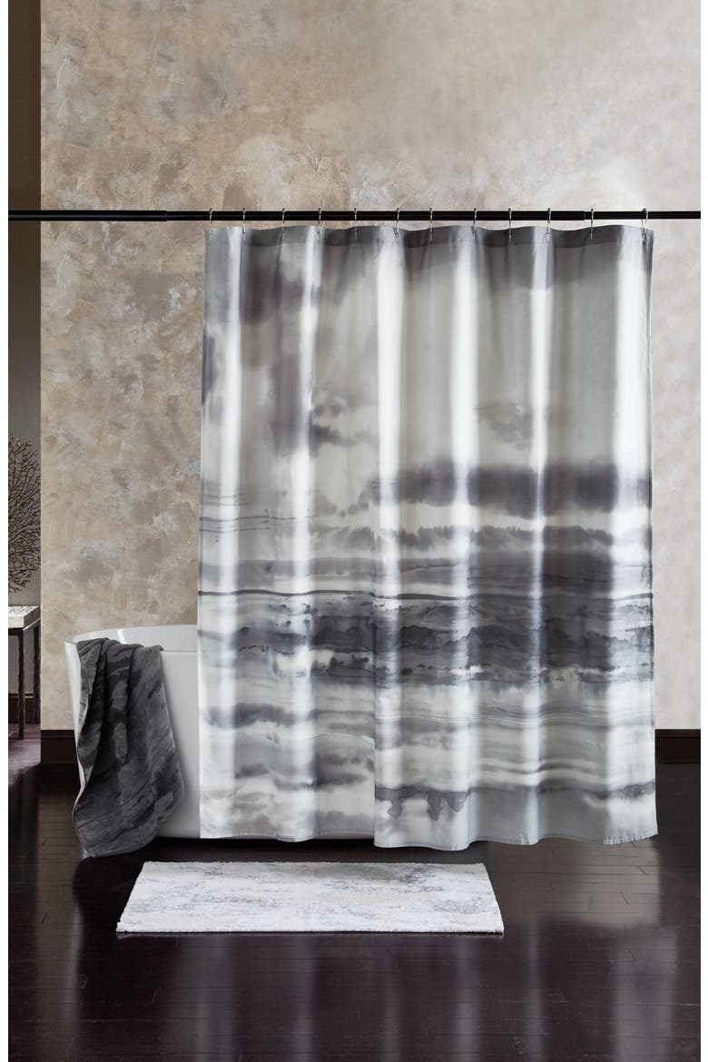 After the Storm Shower Curtain, Main, color, GREY