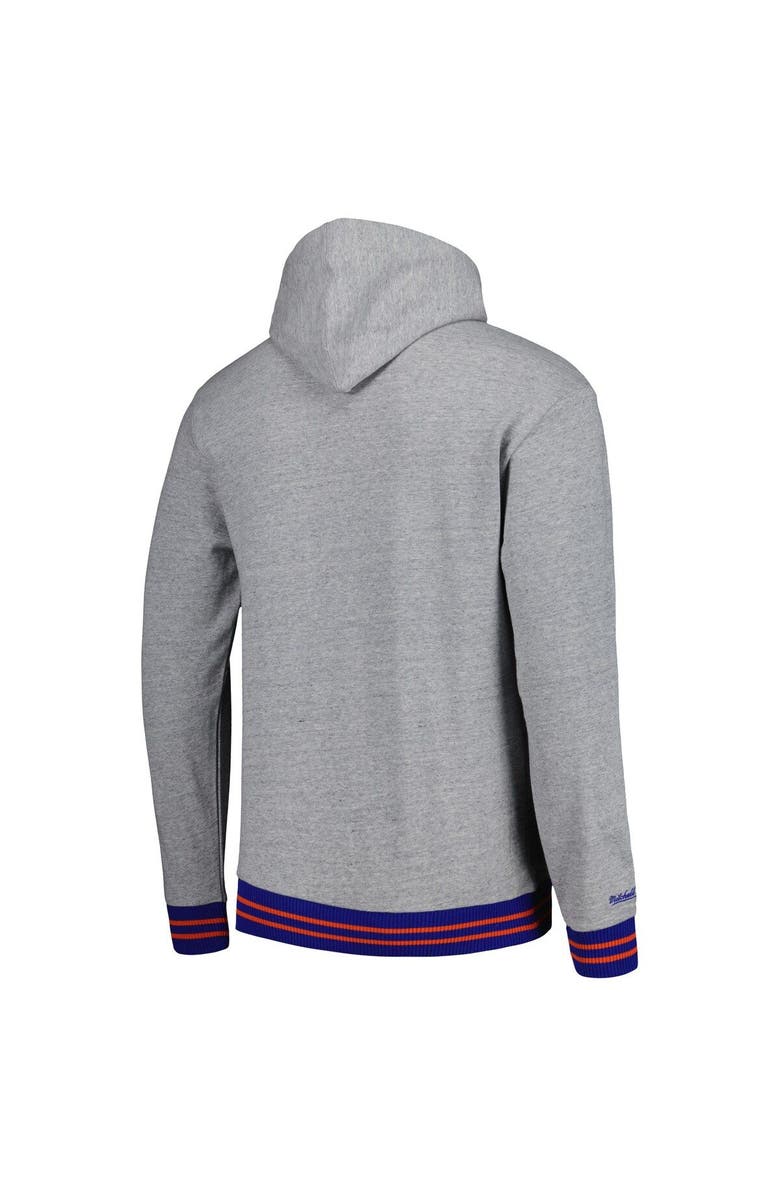 Mitchell & Ness Men's Mitchell & Ness Heather Gray Florida Gators Pullover Hoodie, Alternate, color,