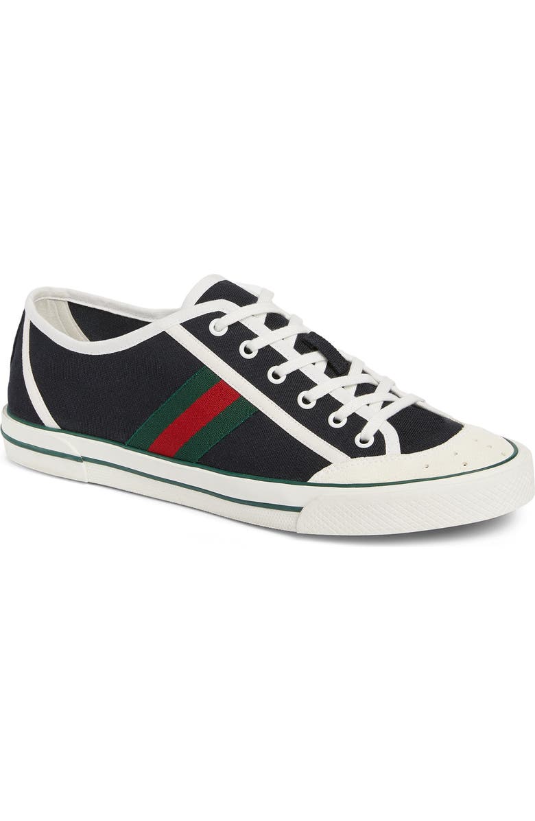 Gucci Tennis 77 Low Top Sneaker, Main, color, Black