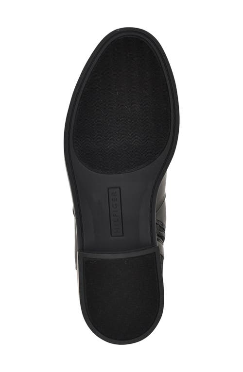 Tommy Hilfiger Imizza Womens Faux Leather Tall Knee-high Boots In Black