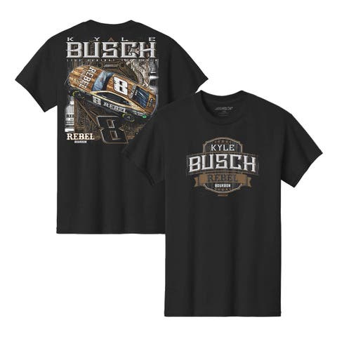 Men's Richard Childress Racing Team Collection  Black Kyle Busch #8 Rebel T-Shirt