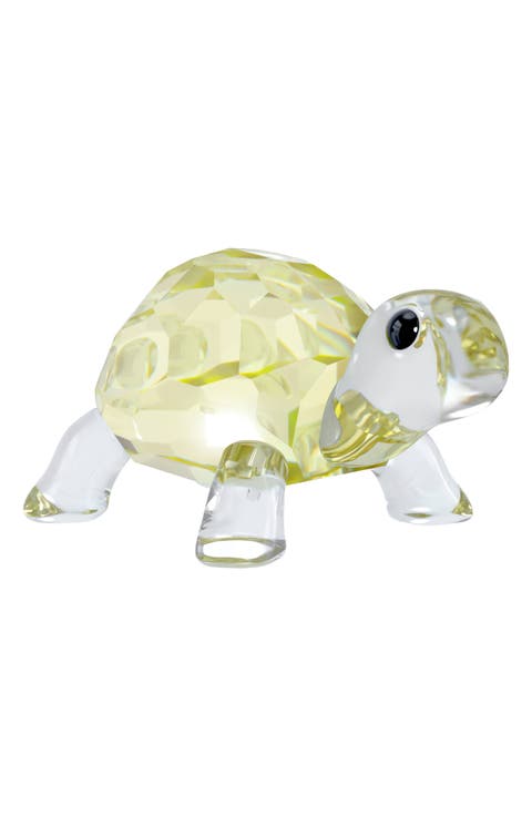 Idyllia Baby Tortoise Crystal Figurine