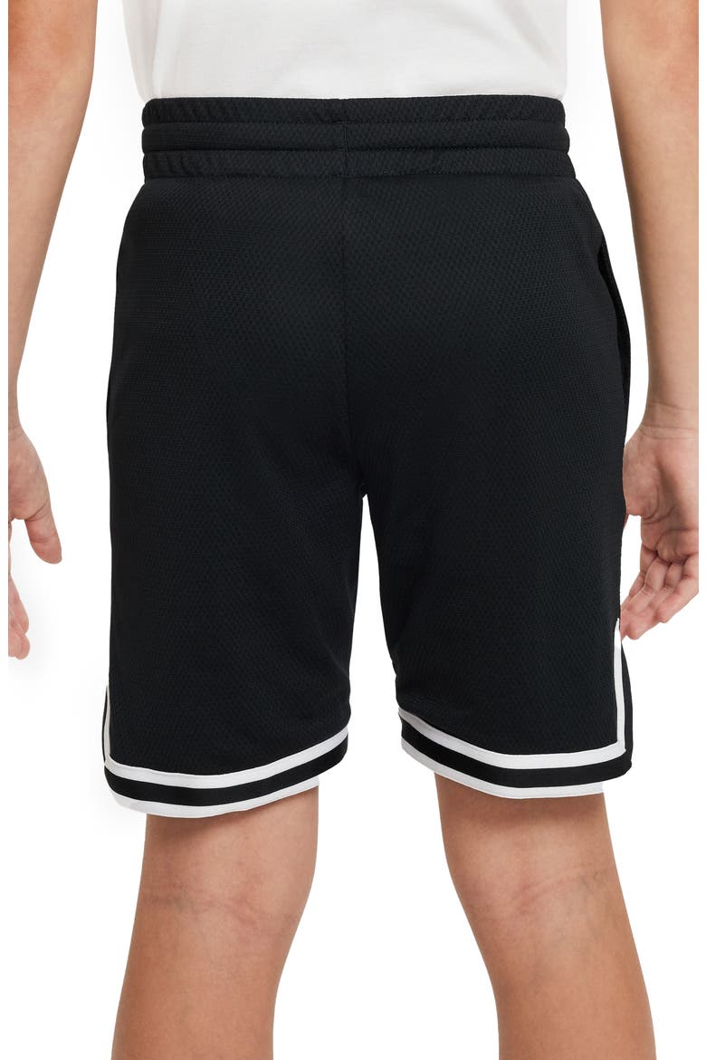Kids' Dri-FIT DNA B-Ball Shorts, Alternate, color, BLACK/ WHITE