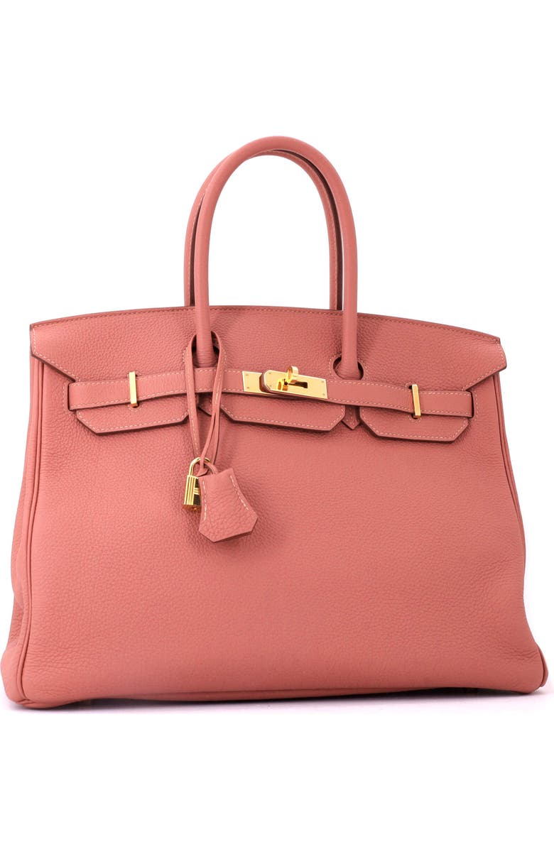 Pre-Owned Hermes Birkin Handbag Pink Togo with Gold Hardware 35, Alternate, color, Rosy