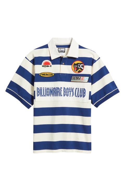 Trails Stripe Cotton Polo